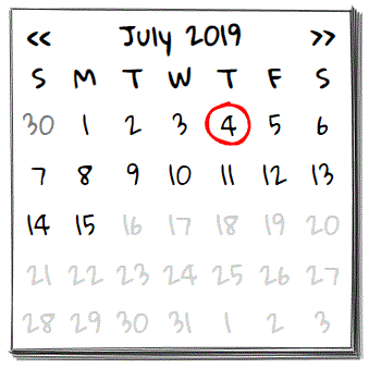 Sample wired-calendar